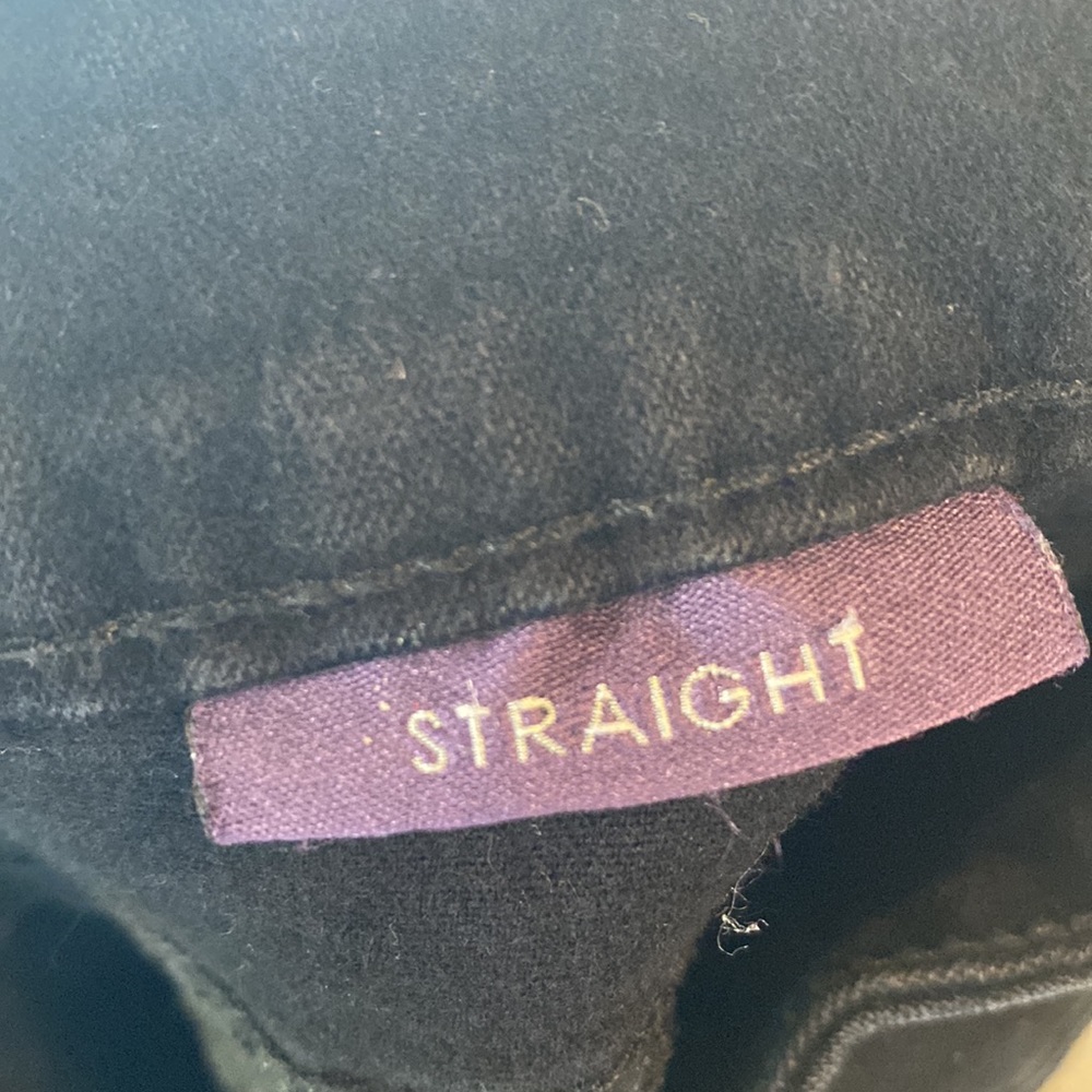 NYDJ Straight Black Lift Tuck Technology Jeans 10 - Picture 4 of 14